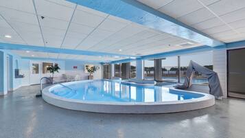 Indoor pool, a heated pool