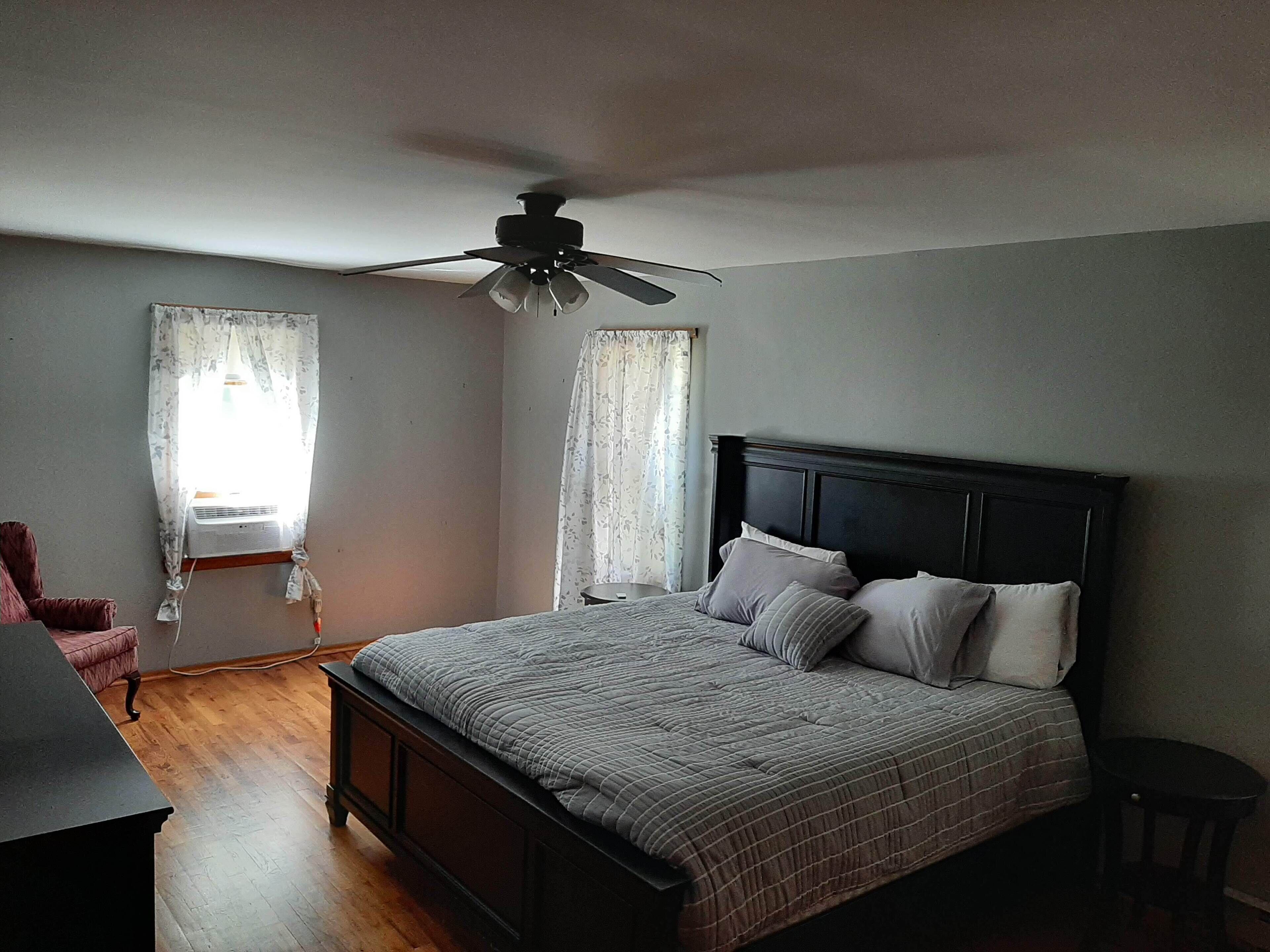 2 bedrooms, iron/ironing board, travel crib, free WiFi