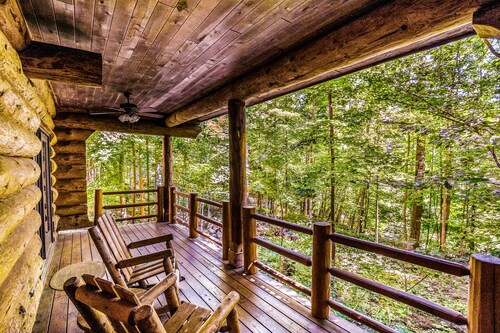 Waterfront home on Betsie River with hot tub & sauna near skiing at Crystal Mtn