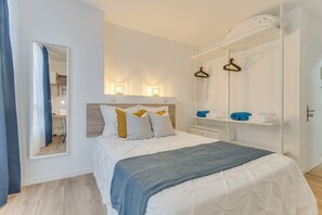 1 bedroom, iron/ironing board, free WiFi, bed sheets
