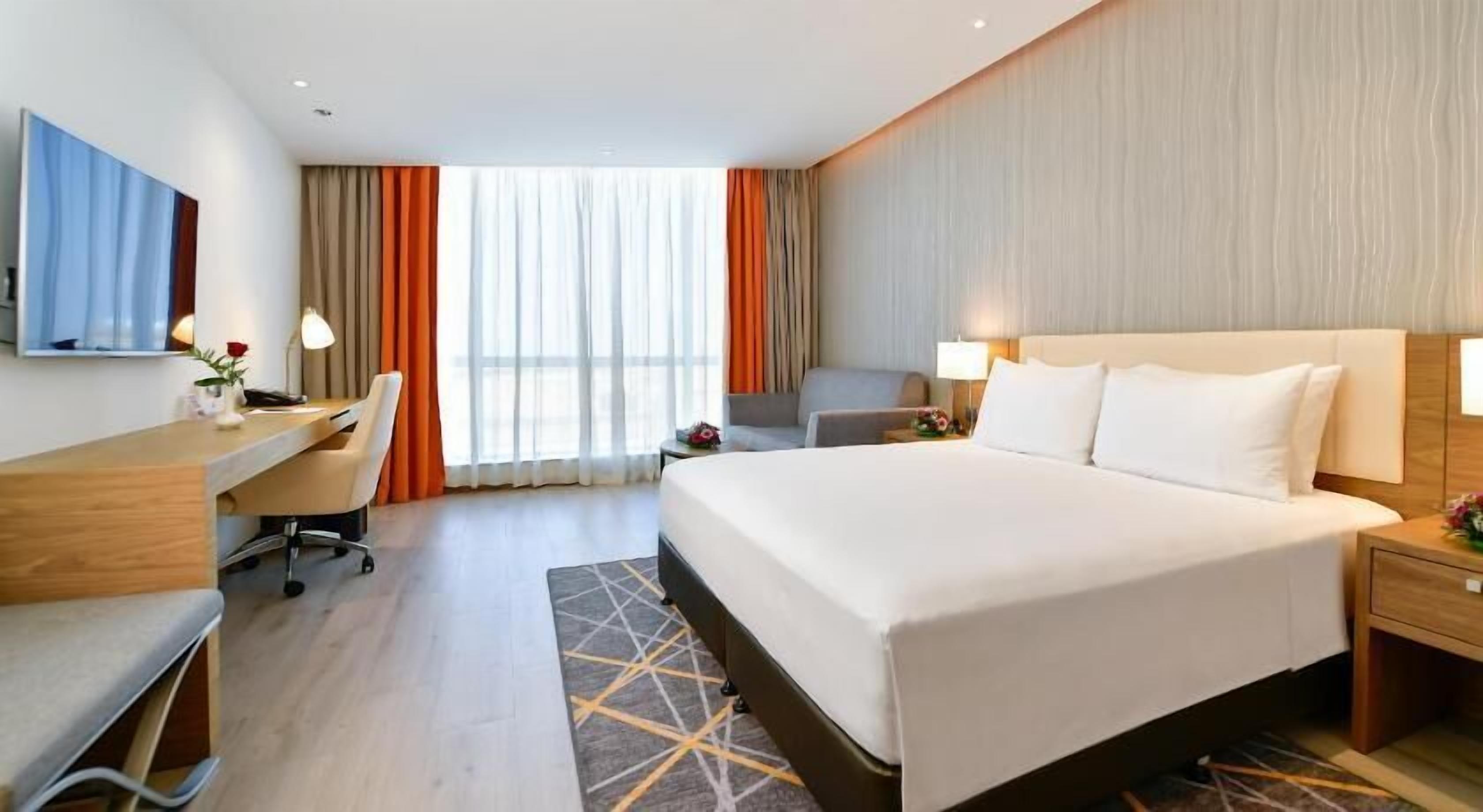 Down comforters, Select Comfort beds, minibar, in-room safe