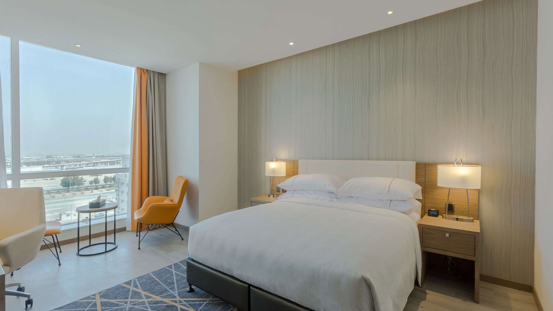 Down comforters, Select Comfort beds, minibar, in-room safe