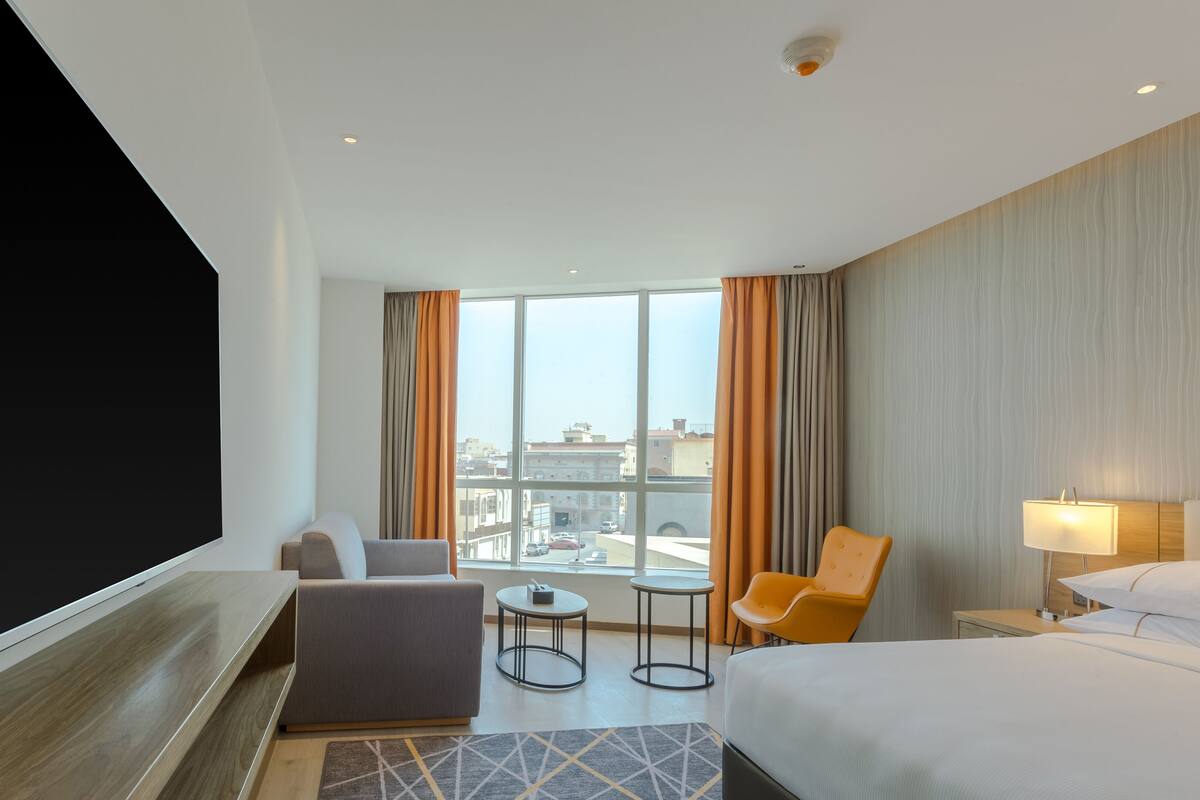 standard room, 1 king bed with sofa bed, accessible | view from room