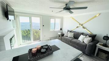 TV connectée, cheminée