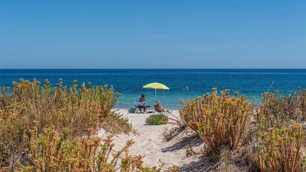 On the beach
