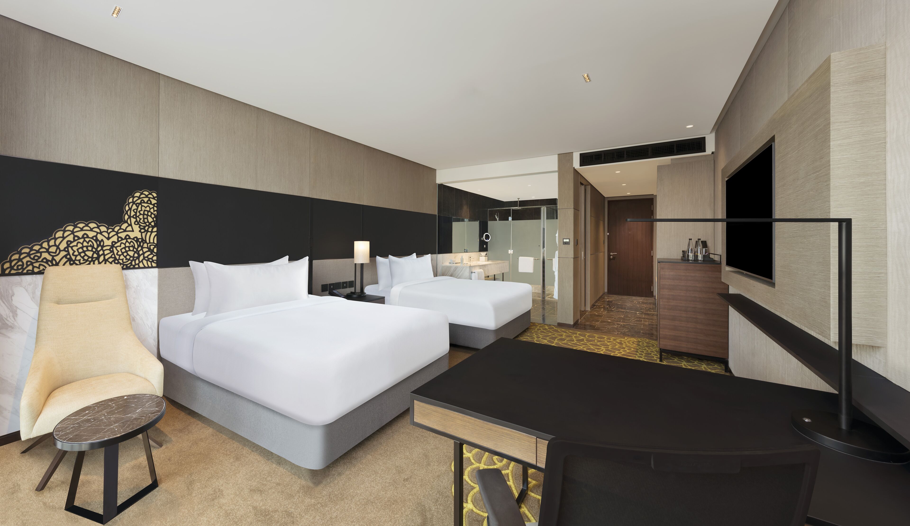 Premium bedding, pillow-top beds, minibar, in-room safe