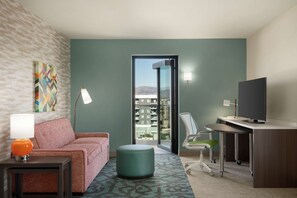 Suite, 1 Bedroom, 1 King & Sofa Bed, Balcony | Hypo-allergenic bedding, down comforters, pillowtop beds