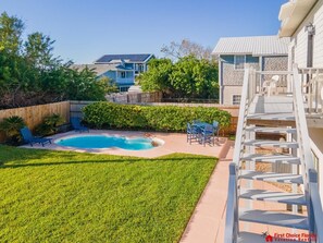 Pool - Atlantic View Pool Home ~ Sleeps 12 ~ Great Ocean Views and Lots of Decks! (Saint Augustine)