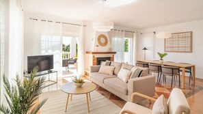 Fireplace, ping pong