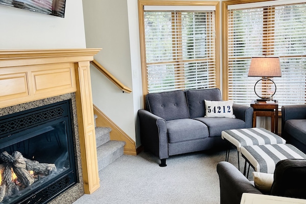 Smart-tv en een open haard