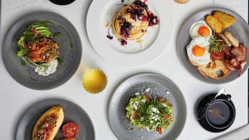 Daily buffet breakfast for a fee