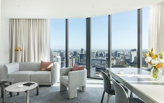 Two-Bedroom Executive Apartment | In-room safe, desk, laptop workspace, blackout drapes