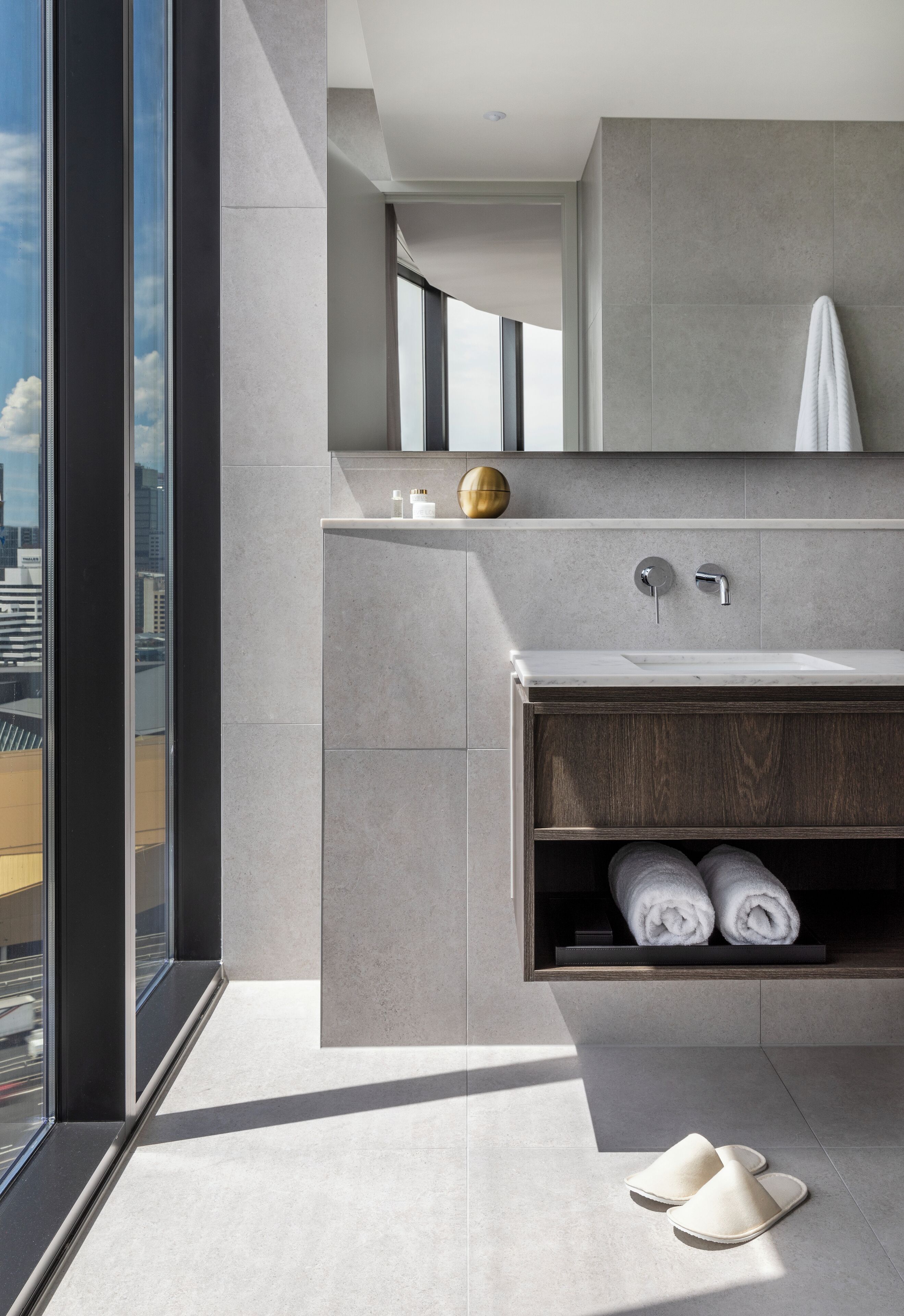 shower, eco-friendly toiletries, hair dryer, towels