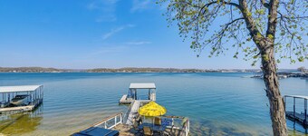 'Bittersweet Lakefront Retreat' w/ Hot Tub & Dock!