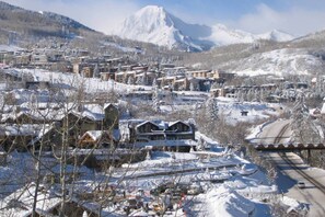 Aerial view - Spacious Snowmass Retreat With Hot Tub, Gas Fireplace & Stunning Views (Snowmass Village)