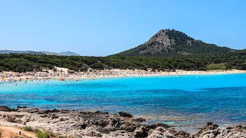 Vlak bij het strand