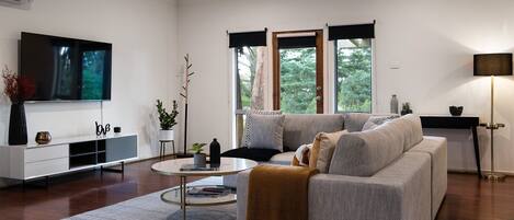 Télévision, cheminée