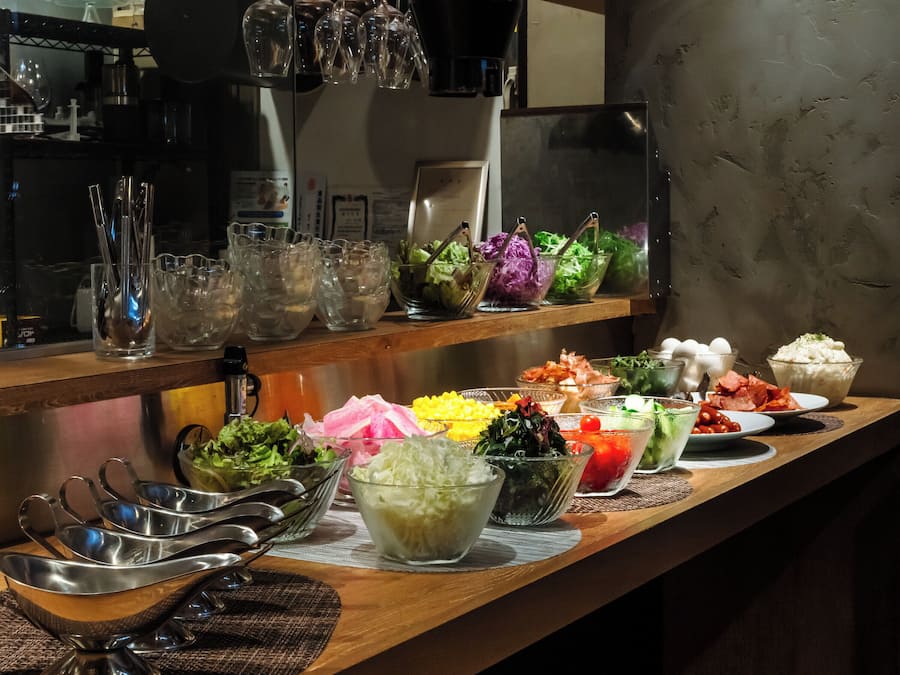 Café da manhã feito na hora todos os dias (JPY 1500 por pessoa)