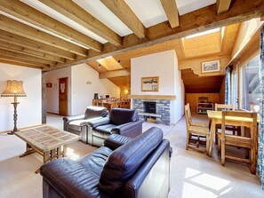 TV, fireplace - Diure 222, quiet, central location (Verbier)