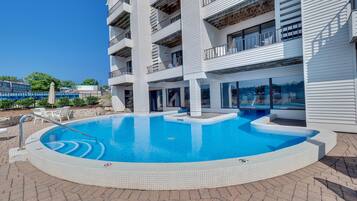 Indoor pool, a heated pool
