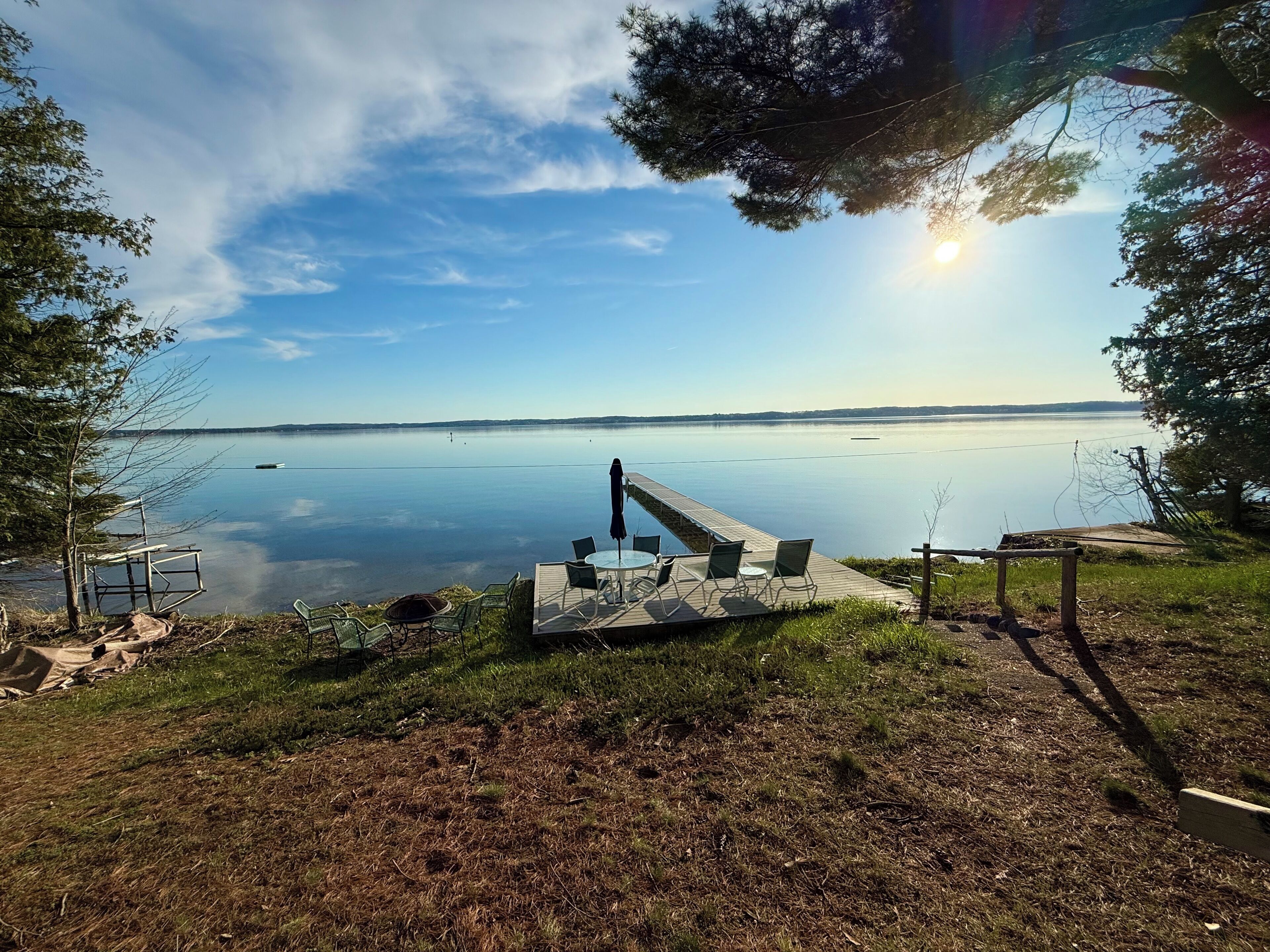 View from our porch steps – we get glorious sunsets from here