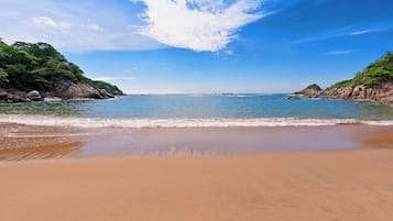 On the beach
