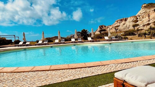 CASA SERENO is a luxury apartment with an 11 metre balcony overlooking Burgau