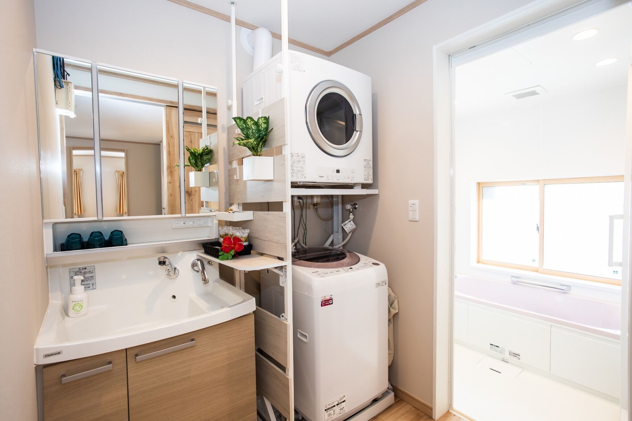 Sèche-cheveux, serviettes fournies