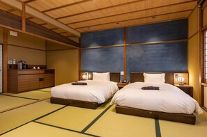 1 bedroom, desk, free WiFi, bed sheets - Ai Japanesestyle deluxe twin room without meal / Kyoto Kyōto (Kyoto)
