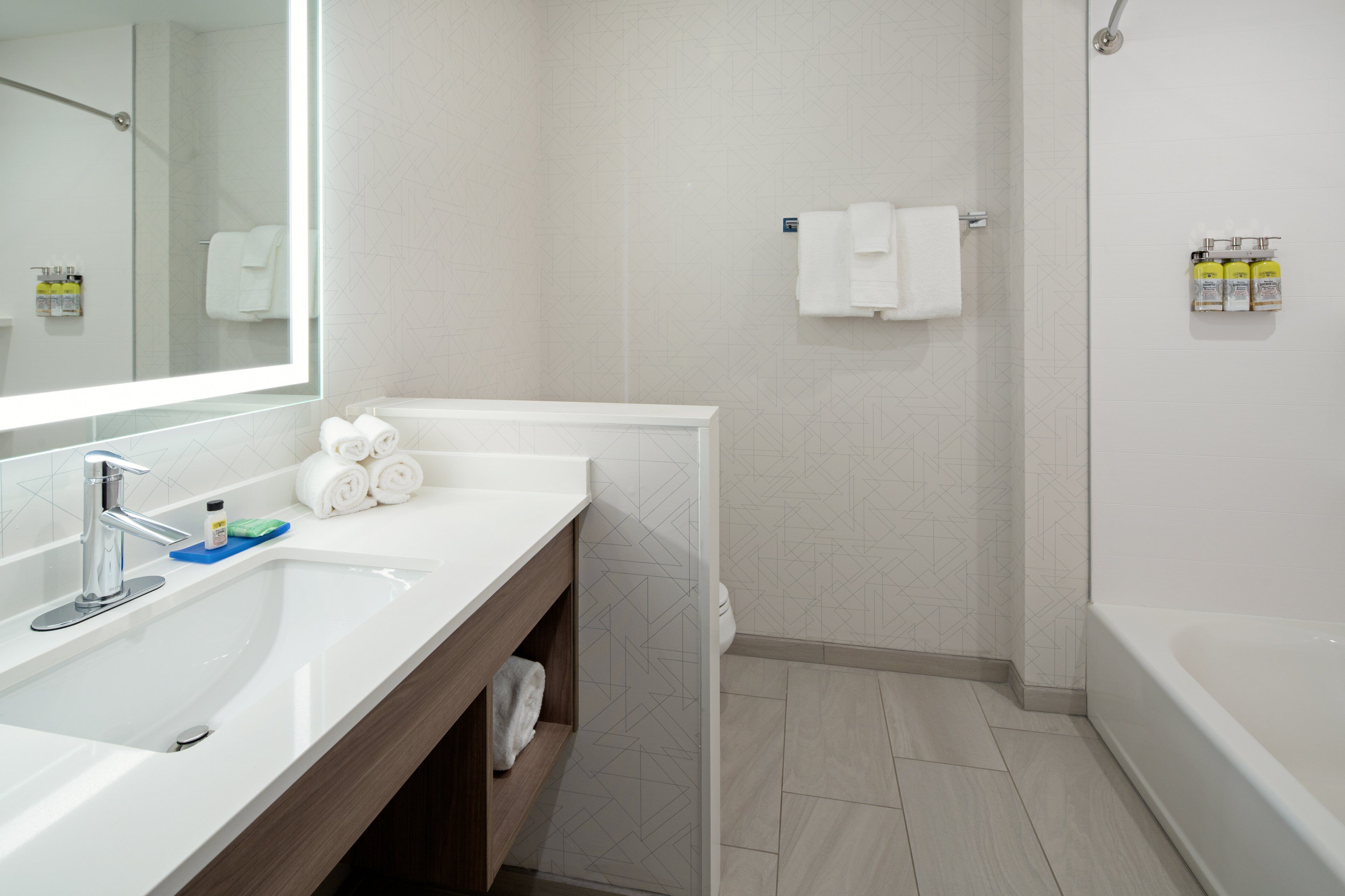 free toiletries, hair dryer, towels, soap