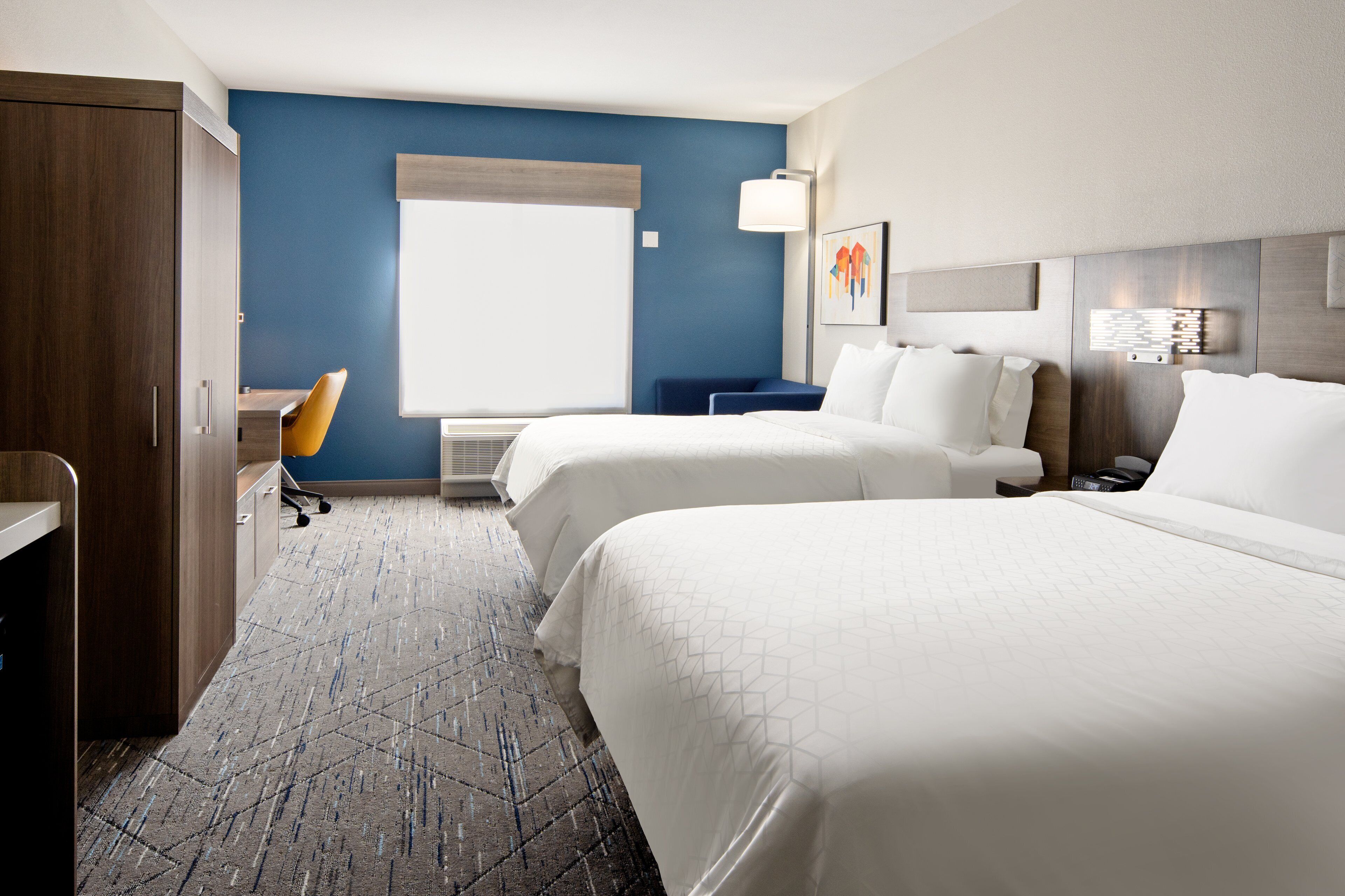 Suite, 2 Queen Beds | In-room safe, desk, laptop workspace, blackout drapes