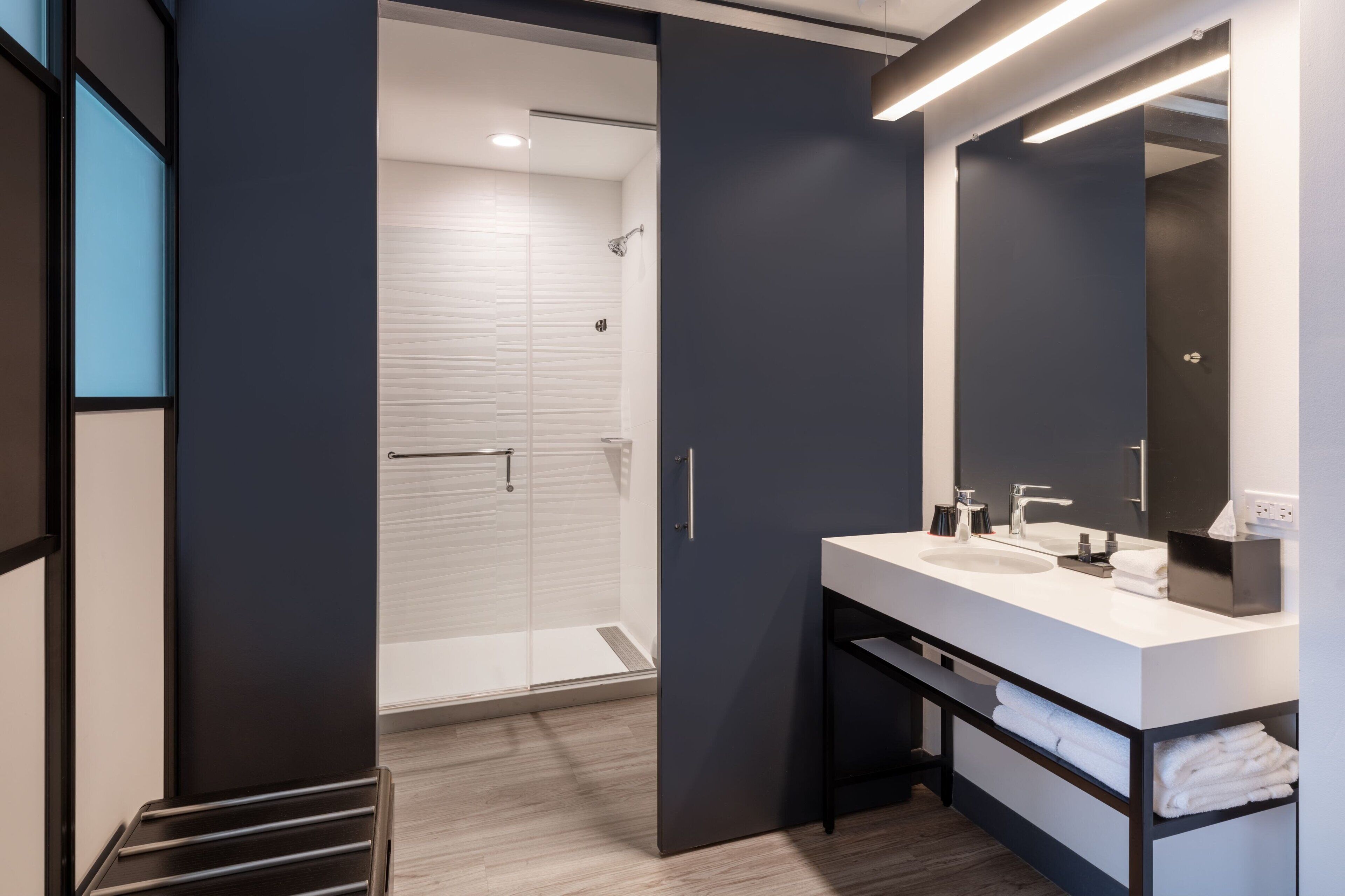 free toiletries, hair dryer, towels, soap