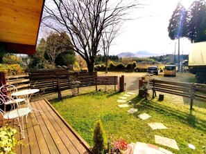 Outdoor dining - Chartered log house / Aso Kumamoto (Aso)