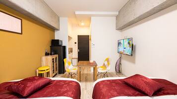 1 sovrum, gratis wi-fi och sängkläder