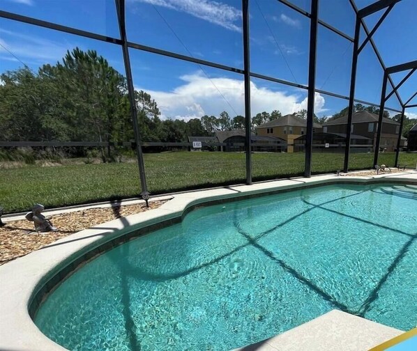Una piscina climatizada