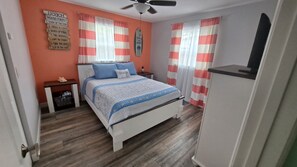 4 habitaciones, tabla de planchar con plancha, cuna de viaje y wifi 