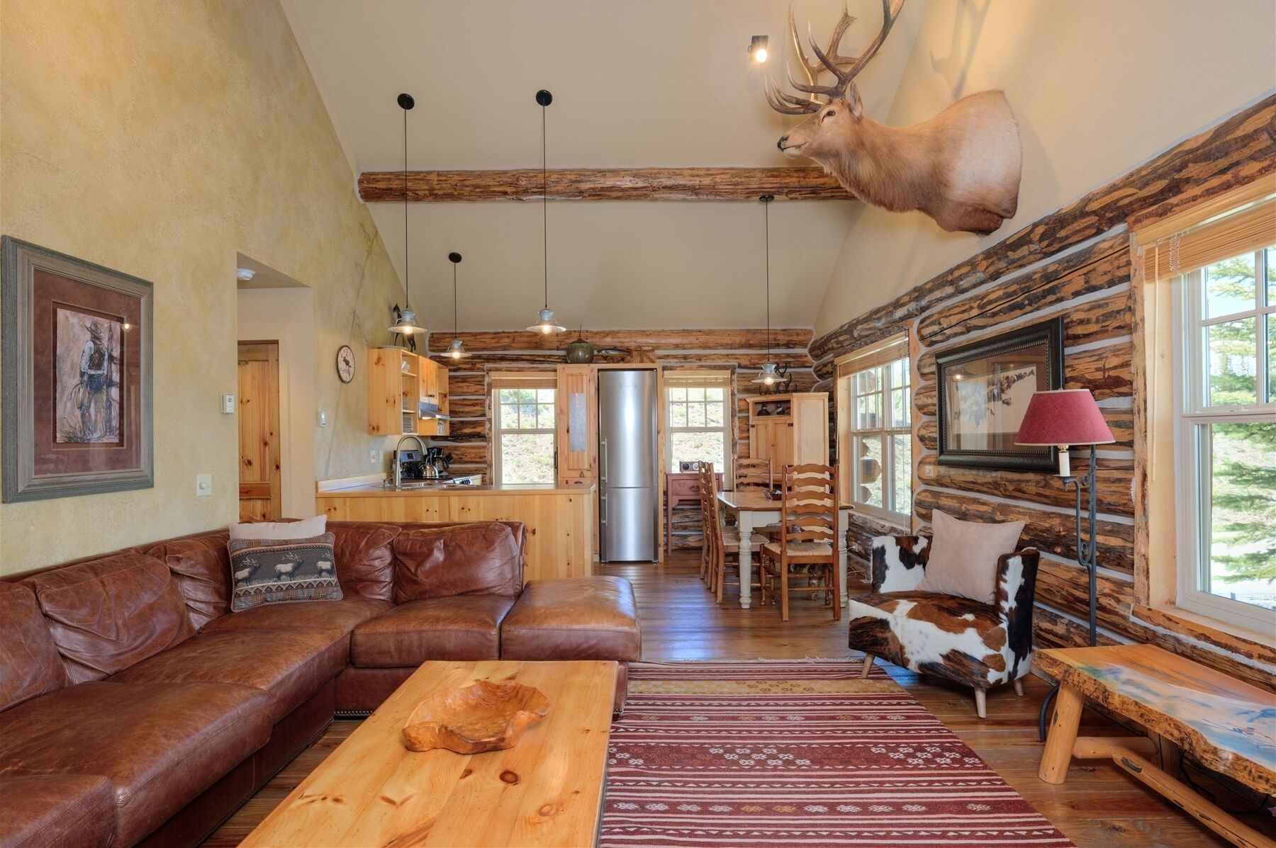 TV connectée, cheminée