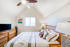 3 habitaciones, tabla de planchar con plancha, internet y ropa de cama 