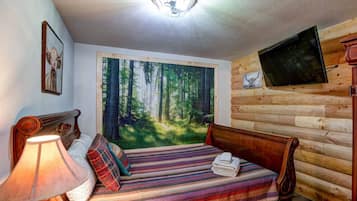 Desk, iron/ironing board, travel crib, WiFi (free)