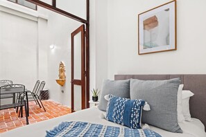 2 bedrooms, iron/ironing board, travel crib, WiFi