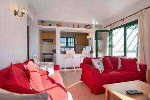 TV, DVD player, stereo