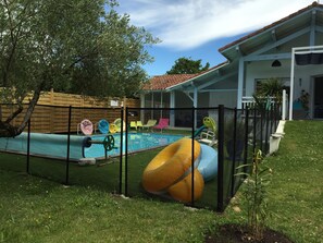 A heated pool - STUDIO CLIMATISE à Seignosse / Swimming pool, garden (Seignosse)