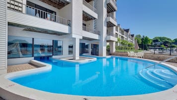 Indoor pool, a heated pool