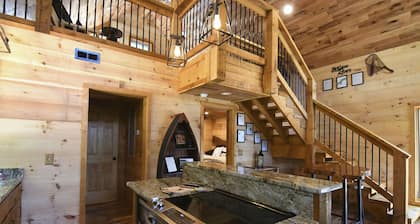 Riverfront custom built cabin offering the best of the Unique Ozarks