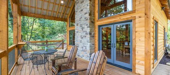 Riverfront custom built cabin offering the best of the Unique Ozarks