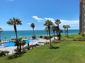 Piscina externa, piscina aquecida