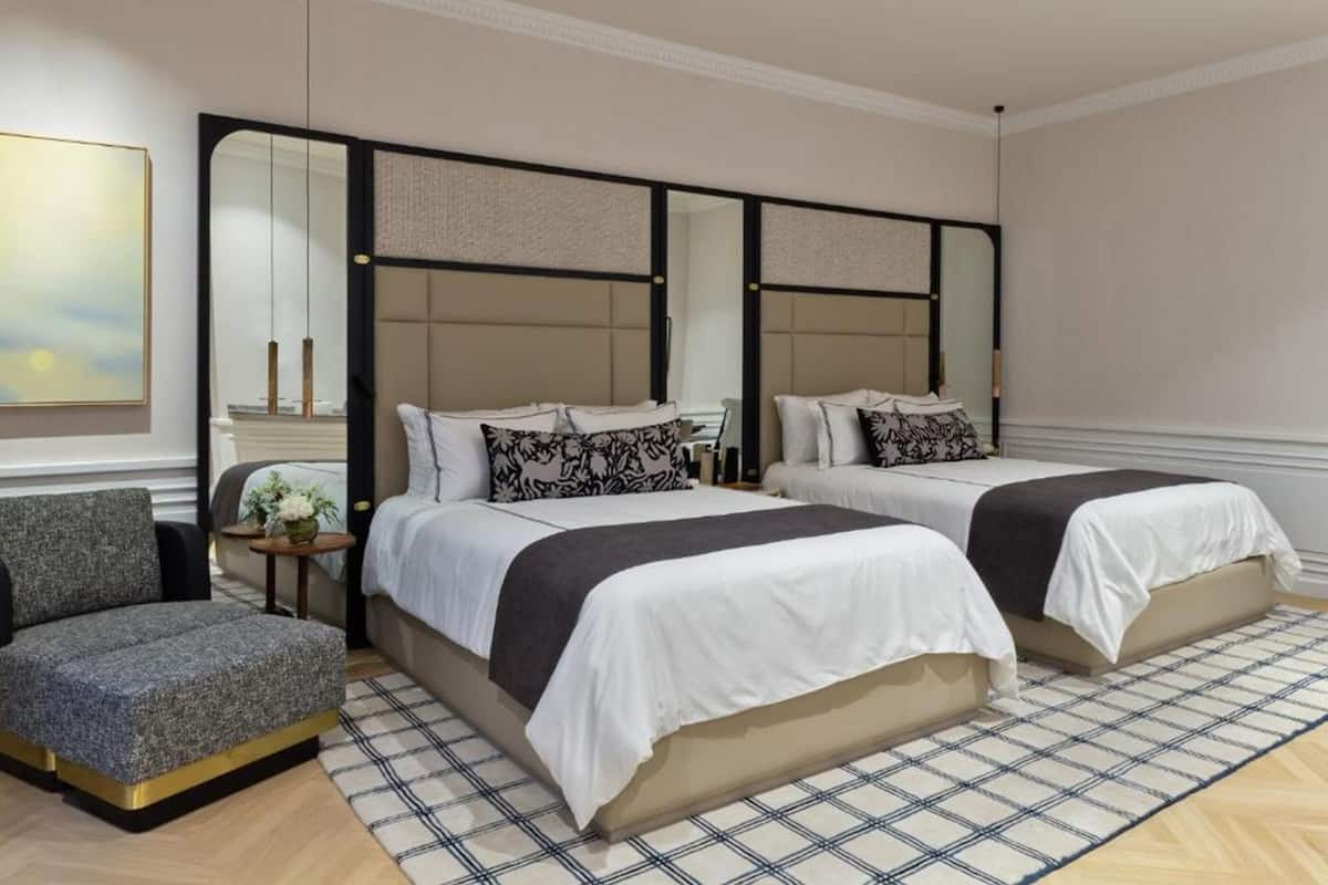 Grand Deluxe Room, 2 Queen Beds | 1 bedroom, premium bedding, free minibar, in-room safe