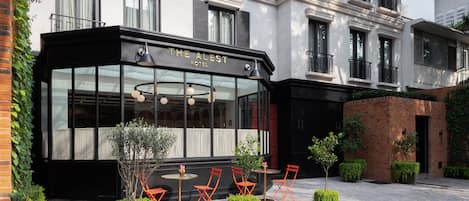 Façade de l’hébergement