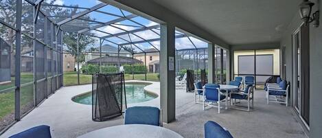 Piscina externa, piscina aquecida