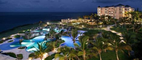 Outdoor pool, a rooftop pool